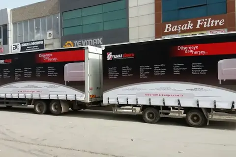 Kayar perde brandalı kamyonun dış görünümü · 32